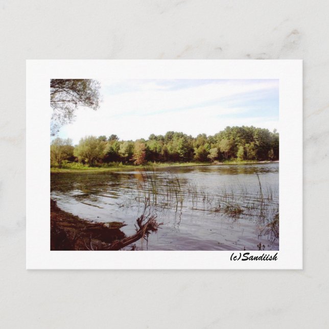 Cartão Postal Vermont Lake Front (Frente)