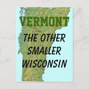 Cartão Postal Vermont: O Outro Pequeno Wisconsin