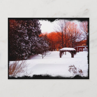Cartão Postal Vermont Snow Day 2011