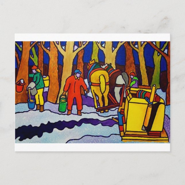 Cartão Postal Vermont Spring J por Piliero (Frente)