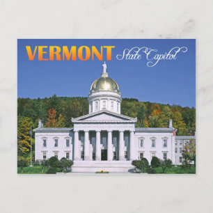 Cartão Postal Vermont State Capitólio, Montpelier