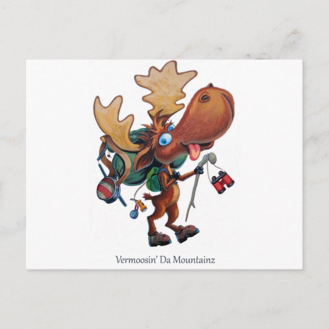 Cartão Postal Vermoosin' Da Mountainz (Frente)