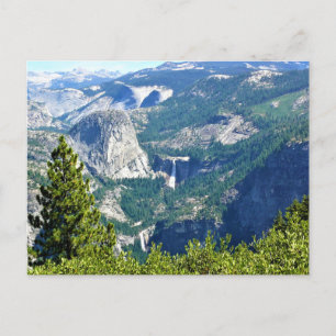 Cartão Postal Vernal e Nevada caem do Glacier Point, CA