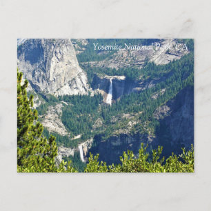 Cartão Postal Vernal e Nevada caem do Glacier Point, CA Postc
