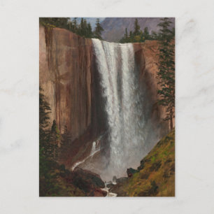 Cartão Postal Vernal Fall por Albert Bierstadt