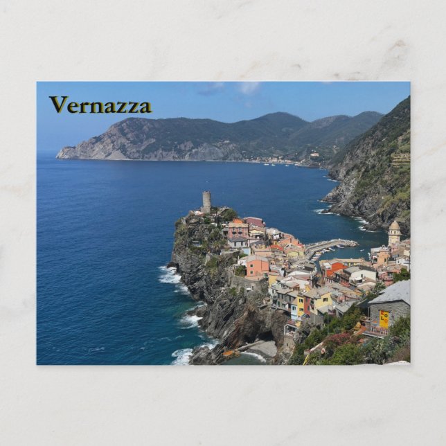 Cartão postal Vernazza (Frente)
