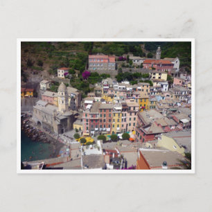Cartão Postal vernazza terre border