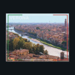 Cartão Postal Verona - Itália<br><div class="desc">Uma vista de Verona - Cartão postal italiano.</div>