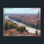 Cartão Postal Verona - Itália<br><div class="desc">Uma vista de Verona - Cartão postal italiano.</div>