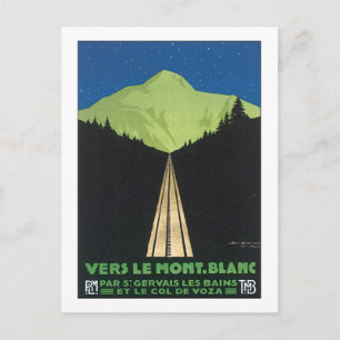 Cartão Postal Vers le Mont Blanc