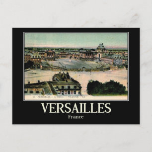 Cartão Postal Versailles, França, Vintage