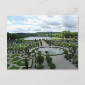 Cartão Postal Versailles Gardens Piscina Orangerie França PostCa