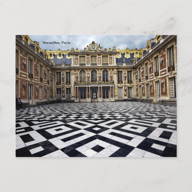 Cartão Postal Versalle em Paris (Frente)