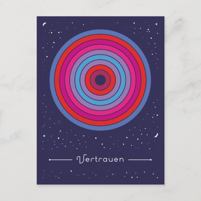 Cartão Postal Vertrauen (Frente)