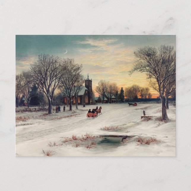 Cartão Postal Véspera de Natal (Frente)