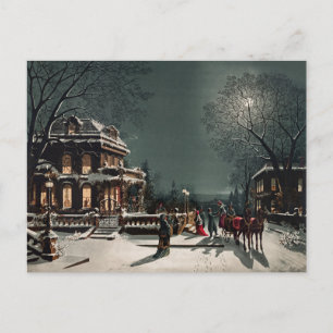 Cartão Postal Véspera de Natal por Joseph Hoover e Filhos