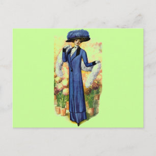 Cartão Postal Vestido Antigo
