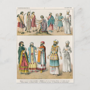 Cartão Postal Vestido asiático primitivo, de Trachten der
