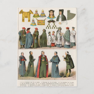 Cartão Postal Vestido eclesiástico