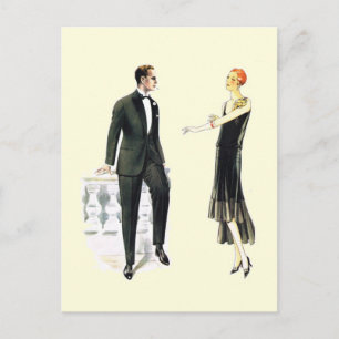 Cartão Postal Vestido perfeito para uma noite perfeita