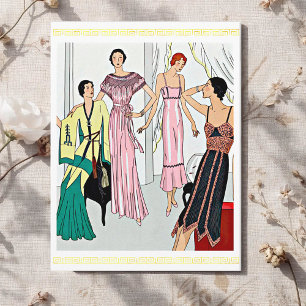 Cartão Postal Vestidos de noite (1931)