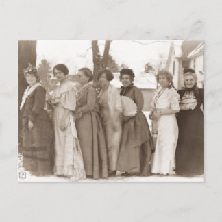 Cartão Postal Vestidos Moídos Antigos