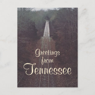 Cartão Postal VESTÍGIOS DA Fotografia da ferrovia TENNESSEE P