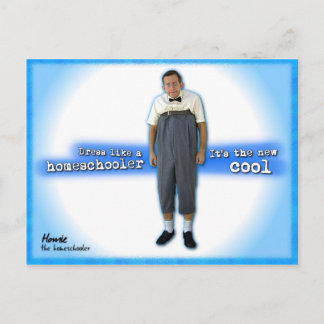 Cartão Postal Vestir como um colega de casa