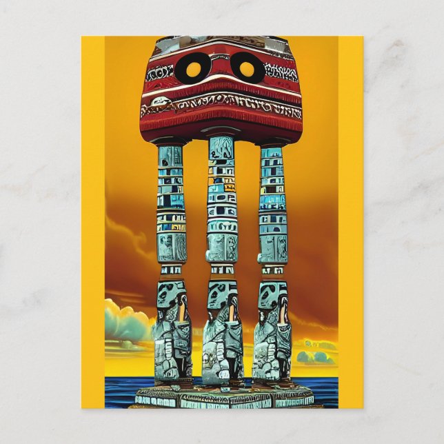 Cartão Postal Vestir-O - Ken Gage Surreal Art (Frente)