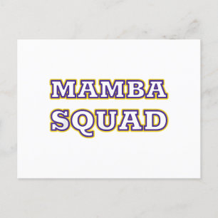 Cartão Postal Vestuário engraçado do Mamba Squad para Cobra Love