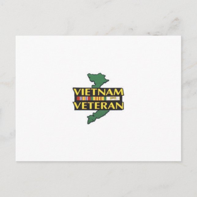 Cartão Postal Veterano de Vietnam (Frente)