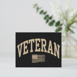 Cartão Postal Veterano Dia dos Veteranos EUA Estados Unidos Amer
