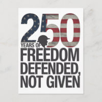 Veterano dos 250 Anos de Liberdade Defendida Não C