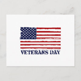 Cartão Postal Veteranos Dia e Código Morse