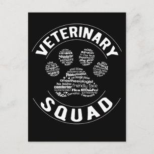 Cartão Postal Veterinária Veterinária do Técnico Esquadrão V