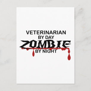 Cartão Postal Veterinária Zombie