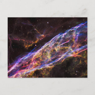 Cartão Postal Véu Nebula Supernova Restante