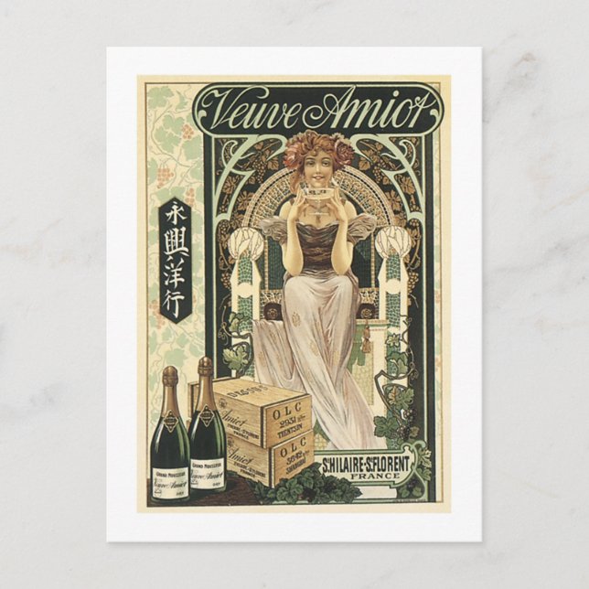 Cartão Postal Veuve Amiot (Frente)