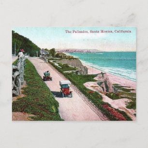 Cartão Postal Via Costeira do Pacífico, Papais noeis Monica, CA 