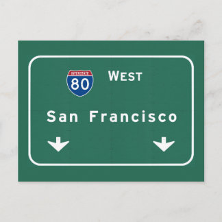 Cartão Postal Via Interestadual San Francisco California ca :