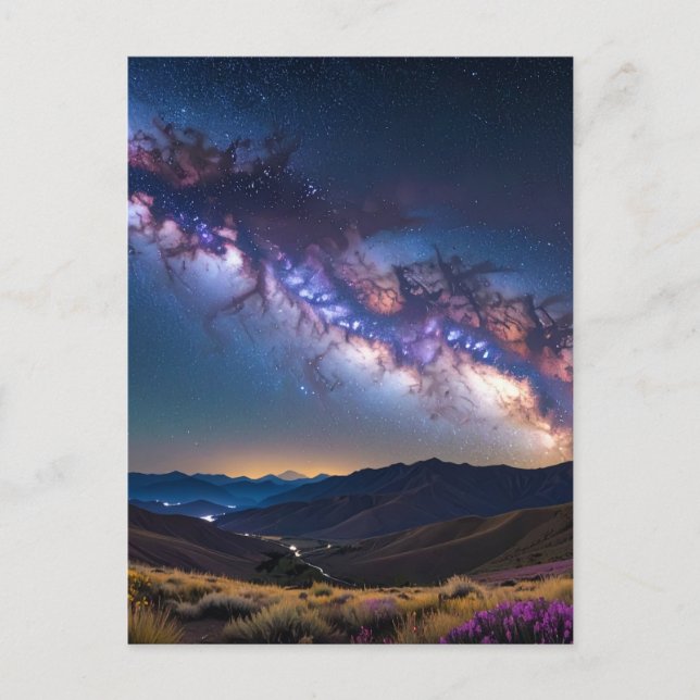 Cartão Postal Via Láctea (Frente)
