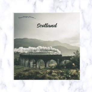 Cartão Postal Viaduto de Glenfinnan em Glenfinnan Escócia