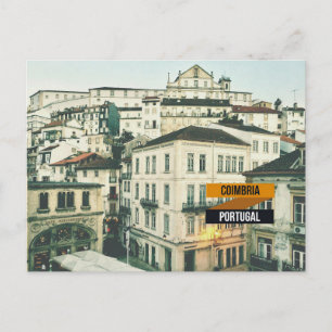 Cartão Postal Viagem a Coimbra, Portugal