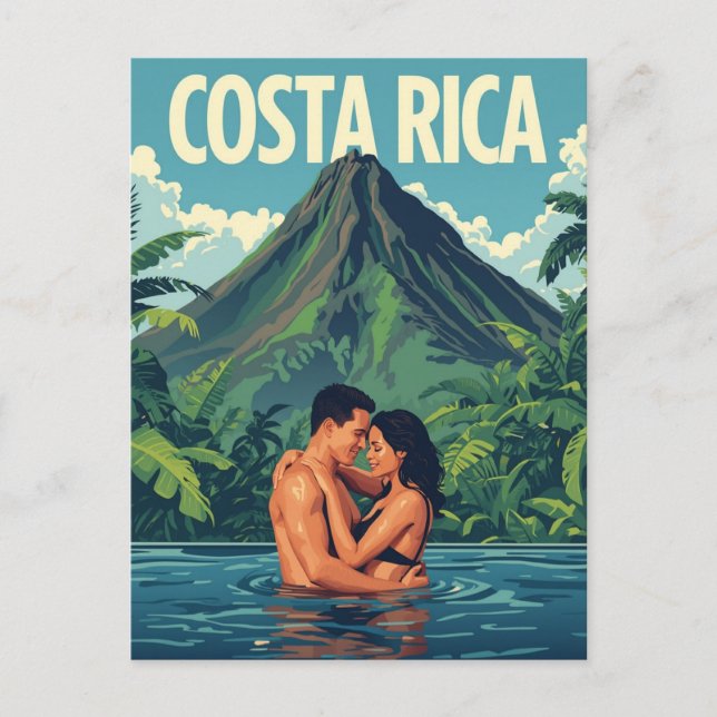 Cartão Postal Viagem à Costa Rica (Frente)