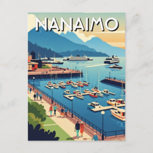 Cartão Postal Viagem à Ilha de Vancouver Nanaimo