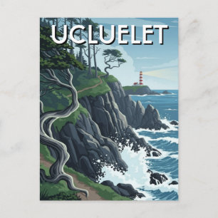 Cartão Postal Viagem à Ilha de Vancouver Ucluelet