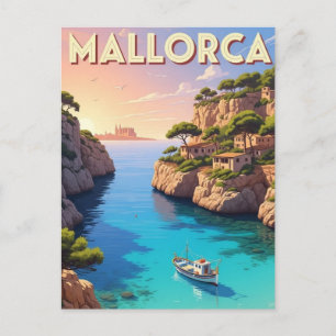 Cartão Postal Viagem a Mallorca Espanha