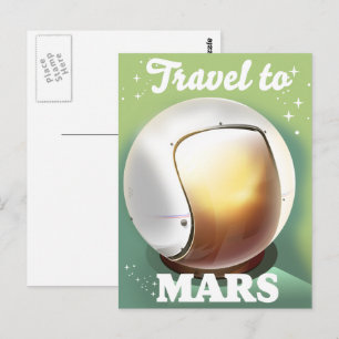 Cartão Postal Viagem a Marte