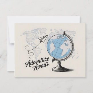 Cartão Postal Viagem Adventure Aguarda