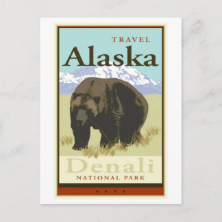 Cartão Postal Viagem Alaska